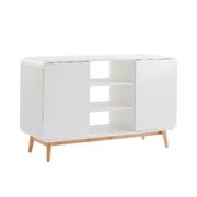 Sideboard Buffet Table-White