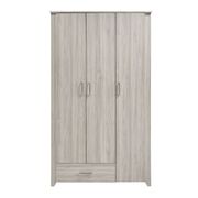 Large 3 Door Wardrobe Bedroom Storage Cabinet Closet