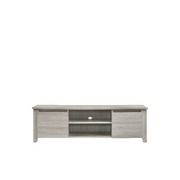 TV Stand Entertainment Unit 120cm In White Oak