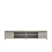 TV Stand Entertainment Unit 180cm In White Oak