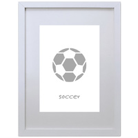 Soccer (210 x 297mm, White Frame)