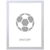 Soccer (297 x 420mm, White Frame)