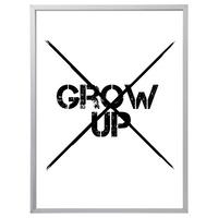 Grow Up (297 x 420mm, White Frame)