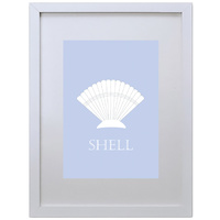 Pearl Shell (210 x 297mm, White Frame)