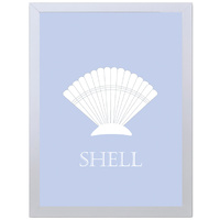 Pearl Shell (297 x 420mm, White Frame)