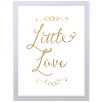 Little Love  (297 x 420mm, White Frame)