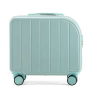 Mint Green 18-Inch Lightweight Carry-On Luggage - Waterproof & Anti-Theft Suitcase