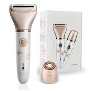 Elegant Rechargeable Electric Lady Shaver With Replaceable Head - Portable Grooming Solution