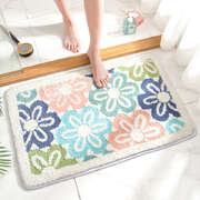 Super Absorbent Non-Slip Flower Bath Mat - 40x60CM