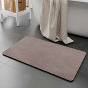 Brown Quick-Dry Non-Slip Bath Rug - 50x80CM