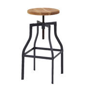 Adjustable Swivel Industrial Bar Stool