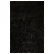 Shaggy Area Rug Black L