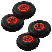 Sack Truck Wheels 4 pcs Rubber 3.00-4