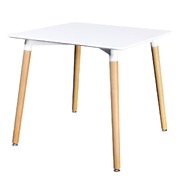 Dining Table MDF Square White