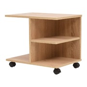 Rolling Shelf Oak