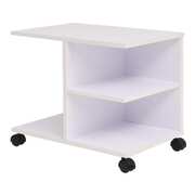 Rolling Shelf White