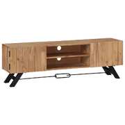 TV Cabinet 2 Doors -Solid Acacia Wood