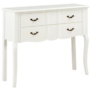 Sideboard White Solid Wood