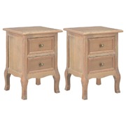 Bedside Cabinets 2 pcs MDF