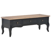 TV Cabinet Black Wood