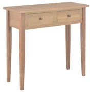 Dressing Console Table Brown Wood