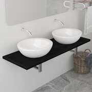 Bathroom Wall Shelf Furniture -Black