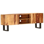 TV Cabinet 130x30x47 cm Solid Acacia Wood