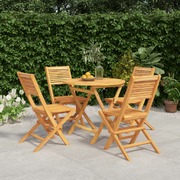 Teak Traditions: 5-Piece Garden Dining Set