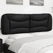 Headboard Cushion Black 153 cm 