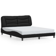 Bed Frame with Headboard Black