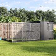 Elevate Your Bird Sanctuary with Our Silver Steel Aviary and Extension