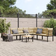 Elegant 5-Piece Garden Bench Set with Cushions  Perfect Stylish Outdoo