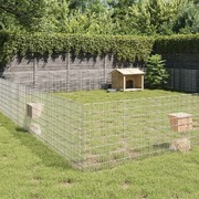 Durable 48-Panel Galvanised Iron Enclosure for Free Range Animals Safe and Secure