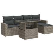 Garden Sofa Set with Cushions Modular Sofa 6 Pcs Grey - Versatile and Stylish