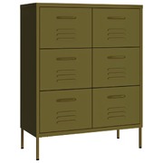 Drawer Cabinet - Mint Steel Sideboard Cupboard Storage Display Cabinet