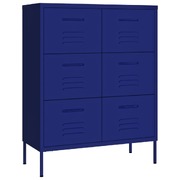 Drawer Cabinet Mint Steel Sideboard Cupboard Storage - Display Cabinet