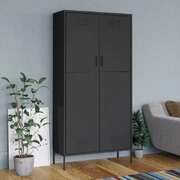 Wardrobe Anthracite Steel