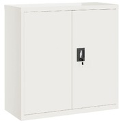 Stylish Office Cabinet  Steel Grey Storage Cupboard Stationary File