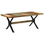 Rustic Charm  Dining Table Solid Wood Reclaimed