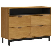 Chest of Drawers Storage Cabinet Drawer Cabinet FLAM Solid Wood Pine