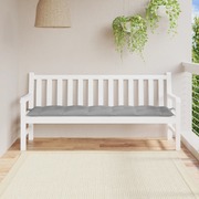 Garden Bench Cushion Grey Oxford Fabric