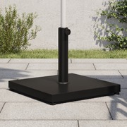 Reliable 18 kg Square Parasol Base for Stable Umbrella Pole Support