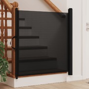 Retractable Pet Gate Black