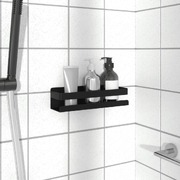 Shower Shelf Matt Black Brushed 304