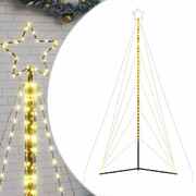 Stylish Christmas Tree Light 615 LEDs Warm White 404.5 cm