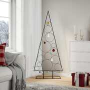 Metal Christmas Tree for Decoration in Black  150 cm