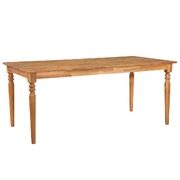 Garden Table  Solid Acacia Wood Brown