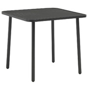 Garden Table Dark Grey Steel