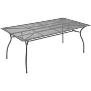 Garden Table Anthracite 180x83x72 cm Steel Mesh