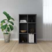 Book Cabinet/Sideboard High Gloss Grey 